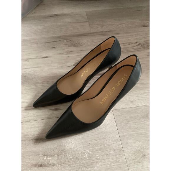 Stuart Weitzman 85 Leather Pumps Size 8.5 - Picture 3 of 6